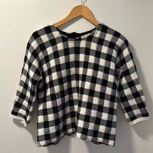 Checker cute sweater from Maje